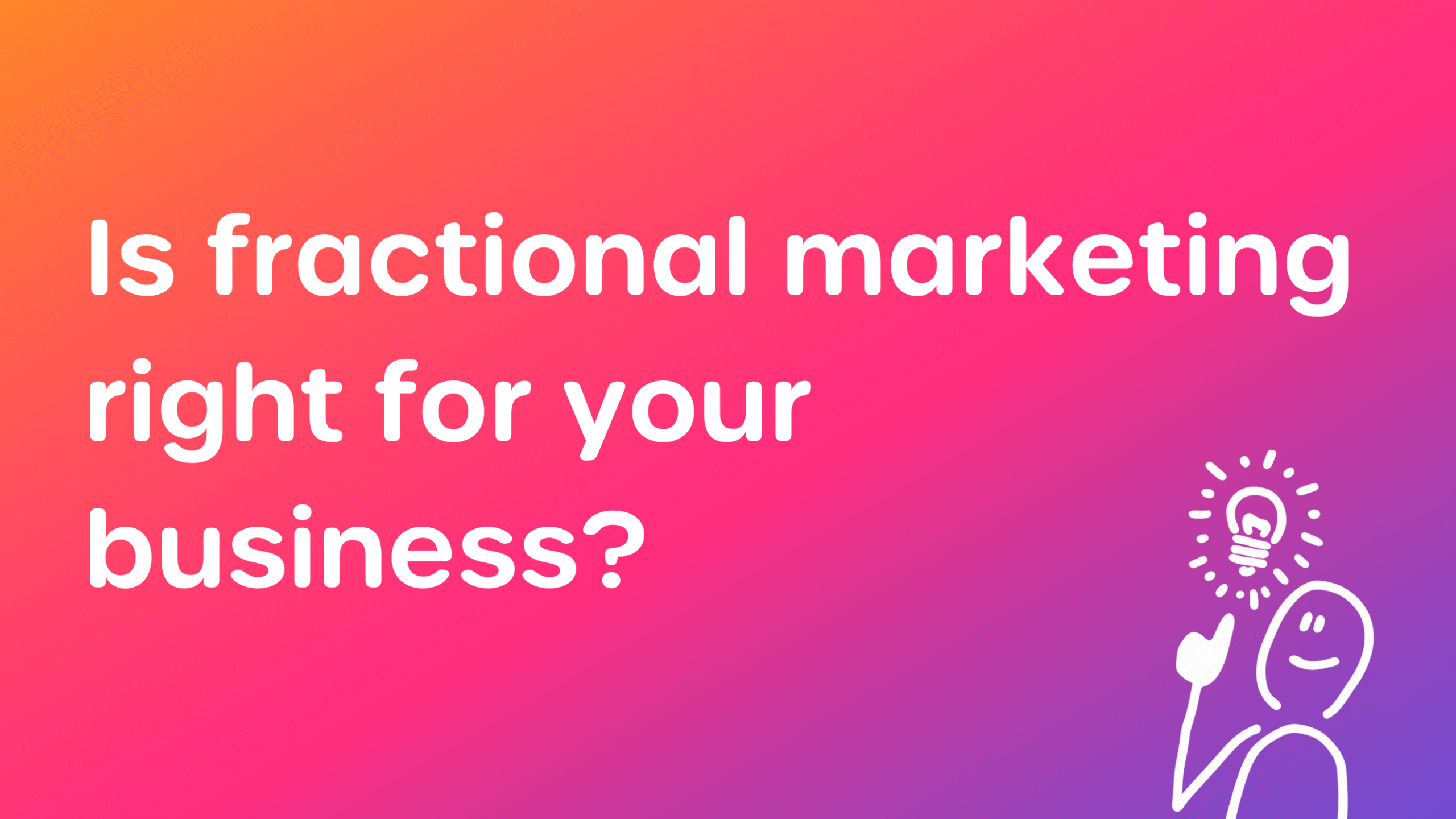 Fractional Marketing